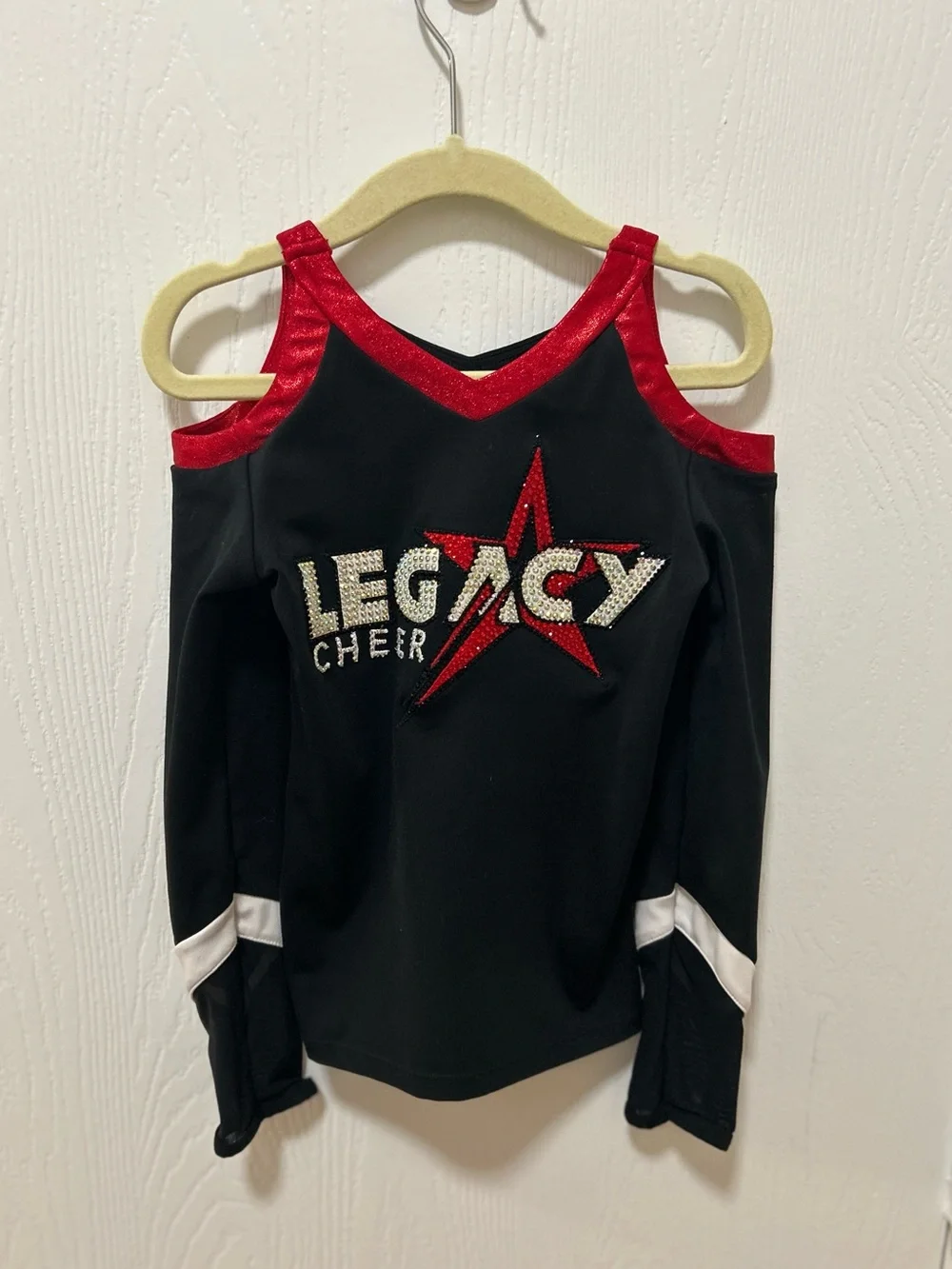 Legacy Cheer Glitterstarz Cheer Uniform Top Only* Size Childs Large